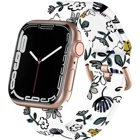 NEW Luxury Floral Apple Watch Band - Picture 1 of 6